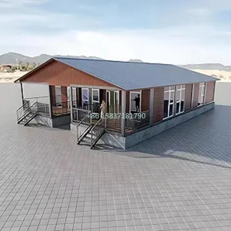 YG Luxury Container House Double Wing Extension Prefabricated Container House 20ft Easy Install Foldable Office Container Home