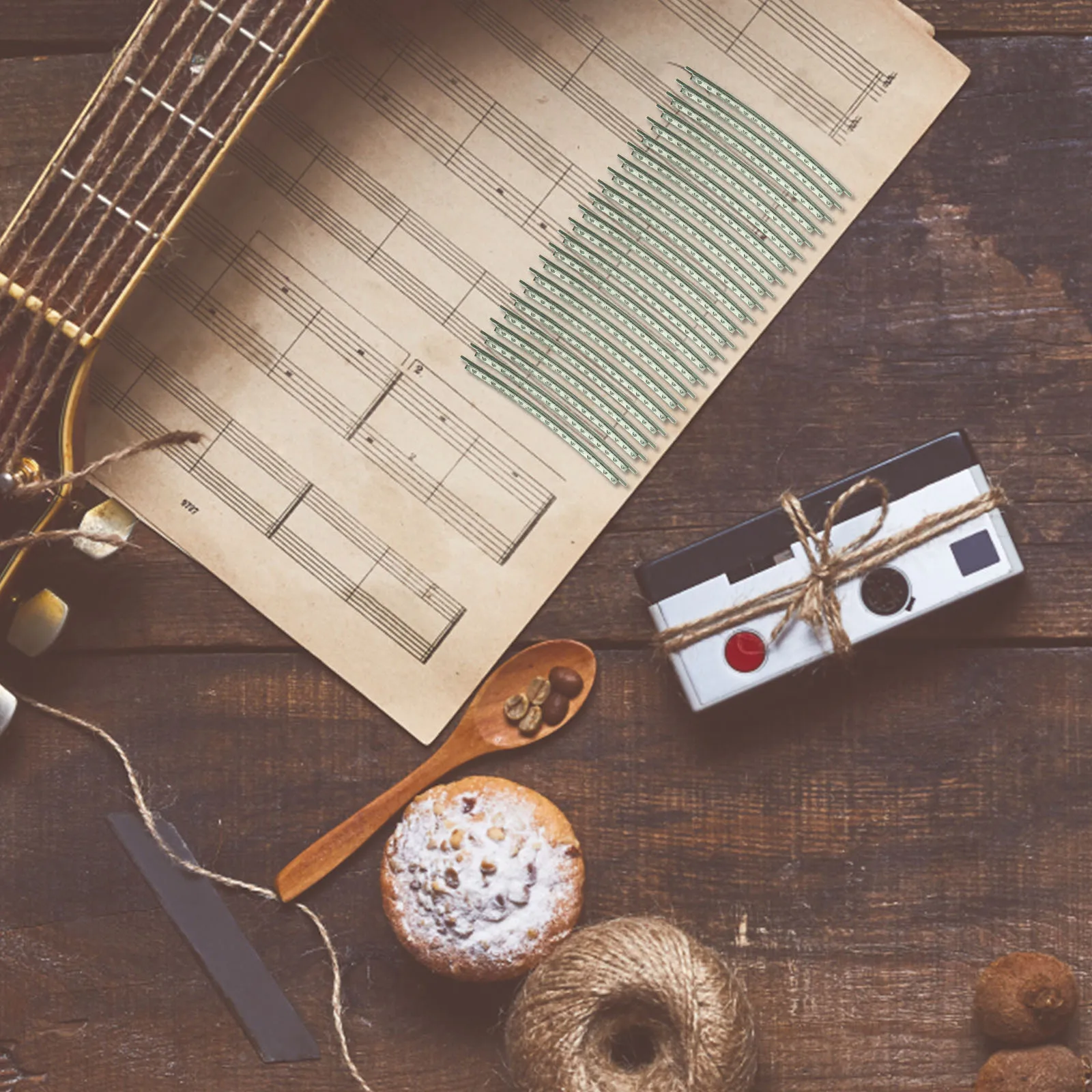 

24Pcs Electric Guitar Fret Wires Cupronickel Durable Upgrade Parts for Guitar Fretboard Repair Supplies Useful Fret Wires