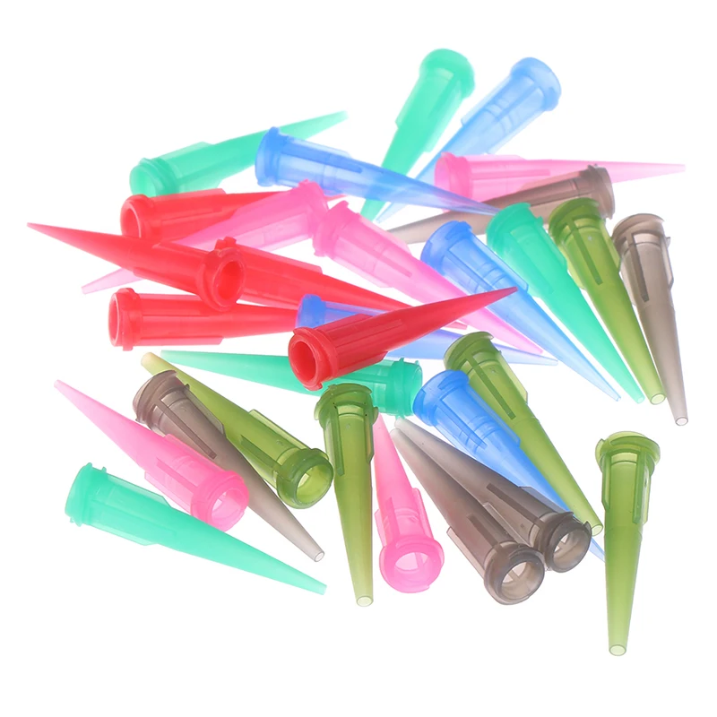 NEW 30pcs TT Tapered Tips Solder Paste Adhesive Glue Dispensing Needle 14-25GA