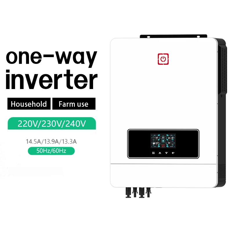 String Hybrid Solar Inverter 3KW AC Single Phase Controller IP65 500VDC 98% Efficiency Residential Use