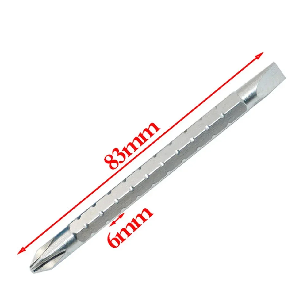 Double Head Ratchet Screwdriver Short Handle Slotted/sPhillips Screwdriver Telescopic Chrome Vanadium Steel Screw Driver