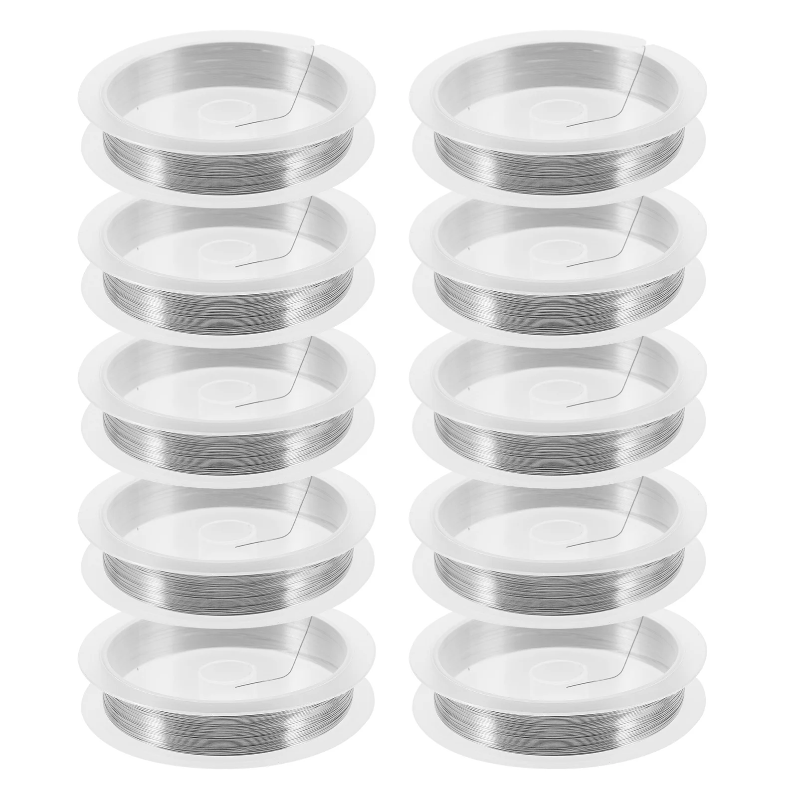 

10 рулонов медной проволоки для рукоделия, гибкая, устойчивая к ржавчине, для изготовления украшений, бисероплетения и проектов по электропроводке