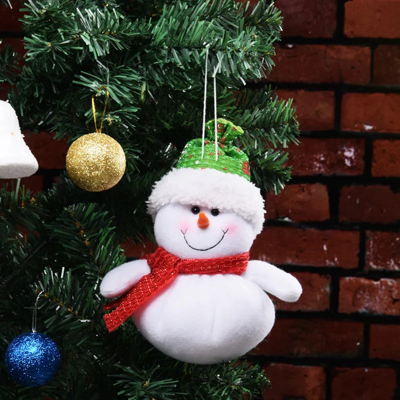 Décorations de Noël bonhomme de neige père Noël, pendentif beurre en peluche, décoration d'arbre de Noël, petit pendentif, cadeaux, nouveau