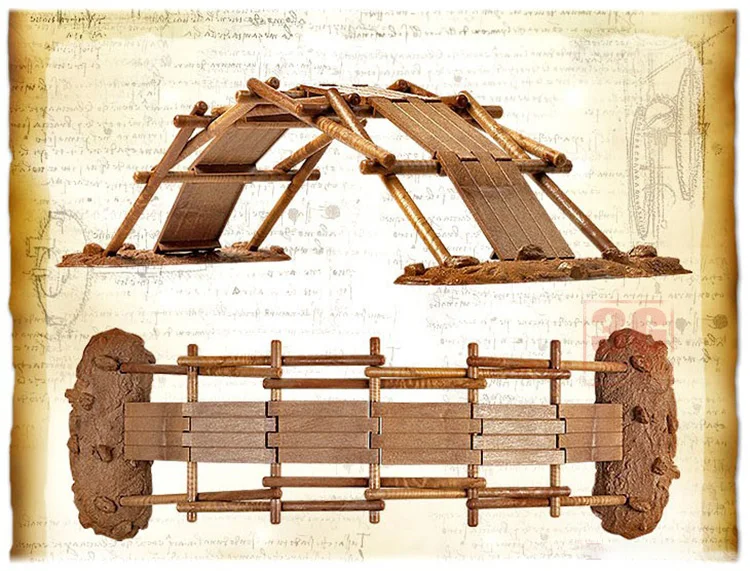 Academie Assemblage Modelbouwpakket 18153 Boogbrug Model Lijmvrij