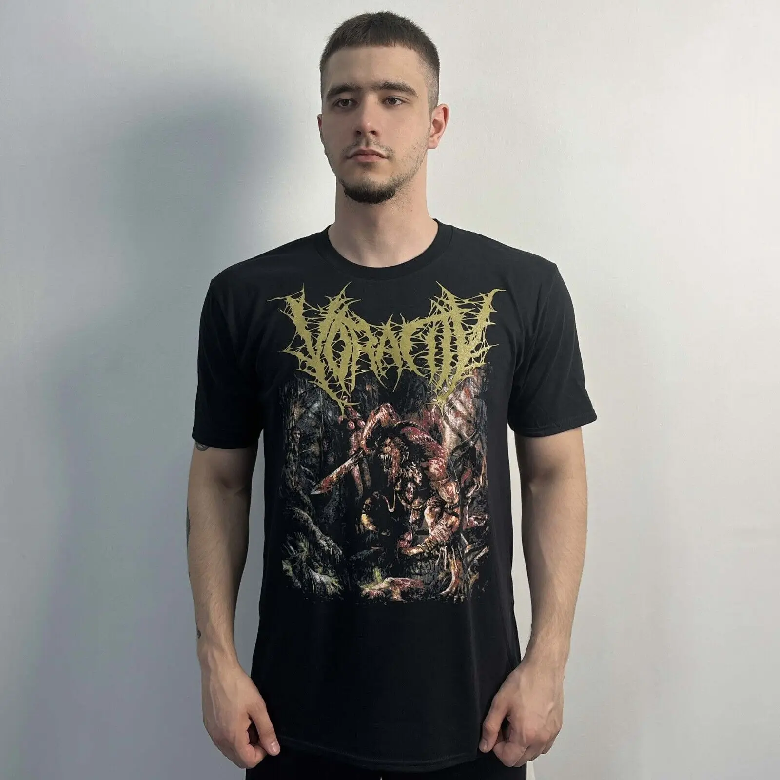 Voracity - Shrunken Heads Vertigo TS Black T-Shirt