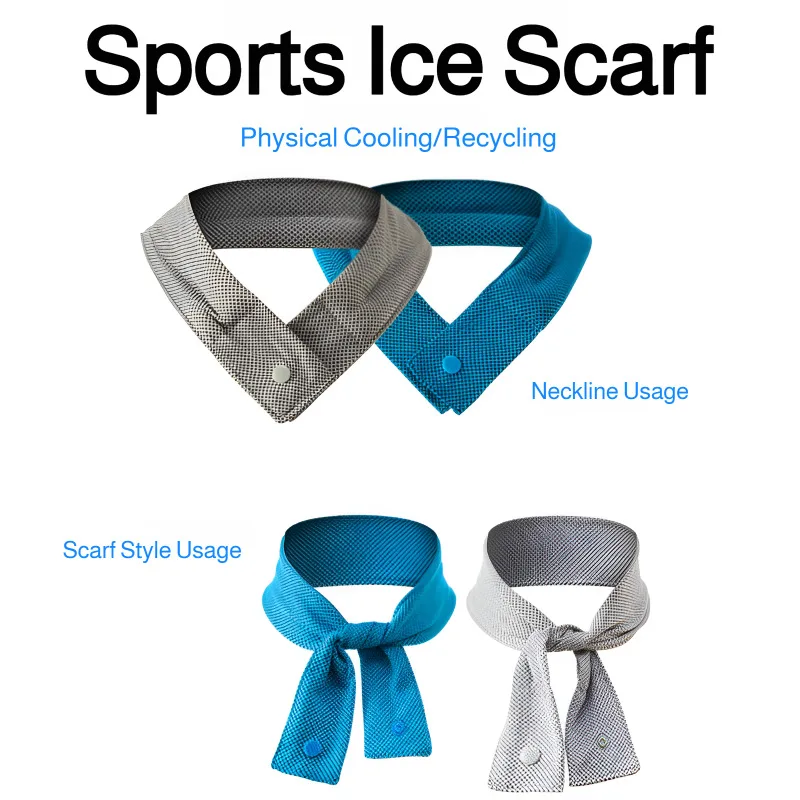 

Hot sale cooling ice scarf ice scarf sweat wipes outdoor ice belt sports headscarf cooling ice towel
