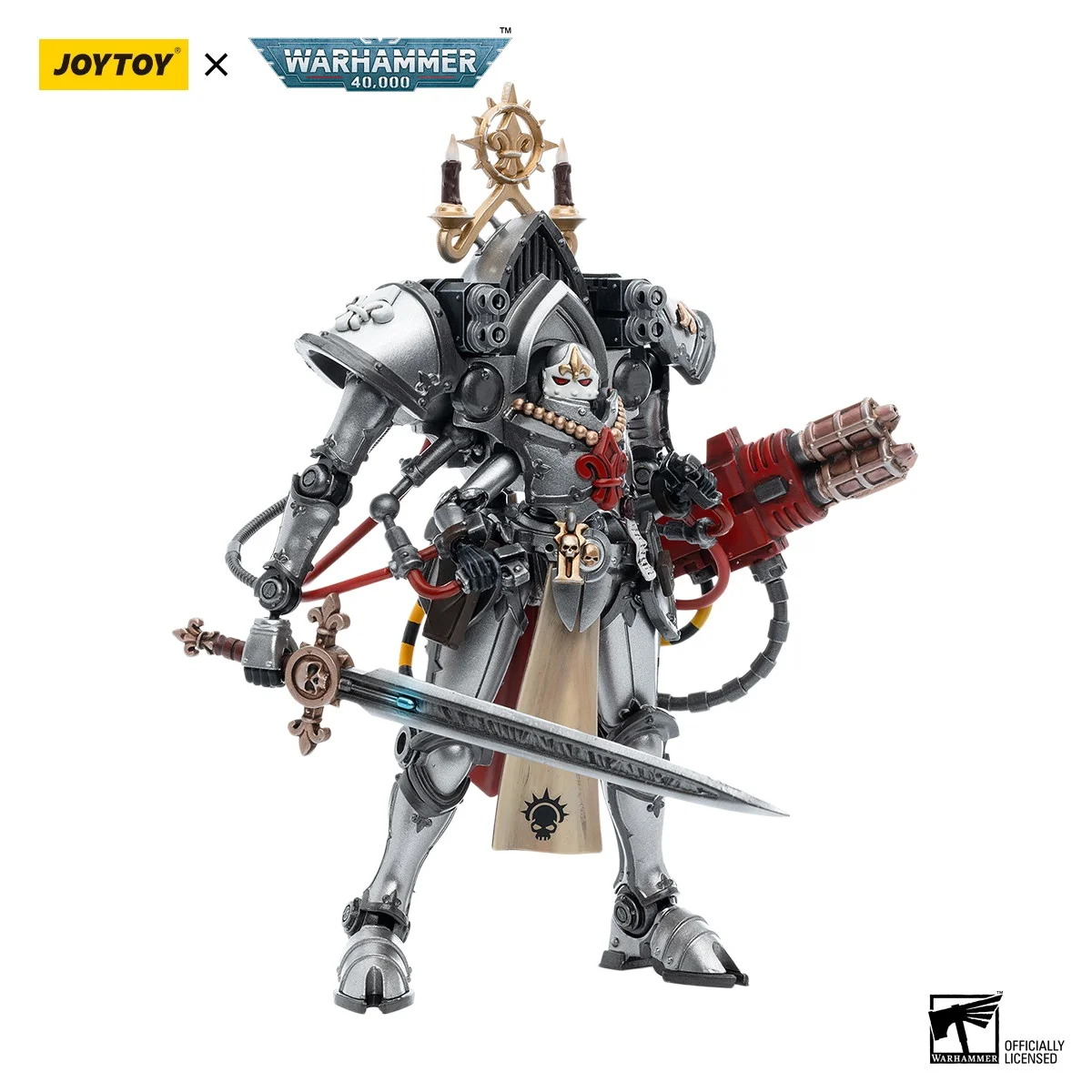 JOYTOY Warhammer 40000/40k Adepta Sororitas Order of the Argent Shroud Paragon Warsuit Sister Collaen Action Figure Doll Model view 5