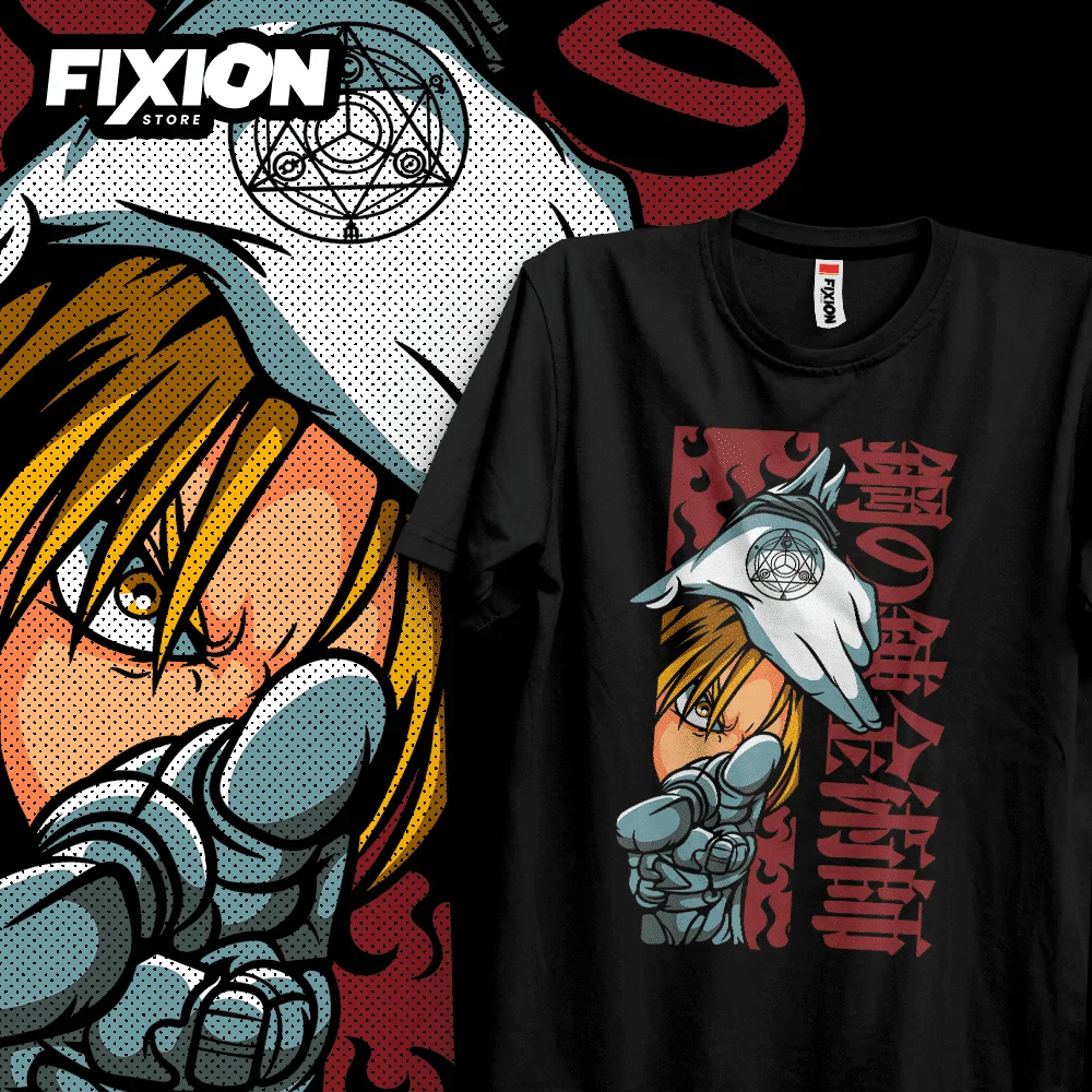 Fullmetal Alchemist   – Nuevos Enero 2023Anime T Shirt Manga Gift For Anime Lover All Size Cotton