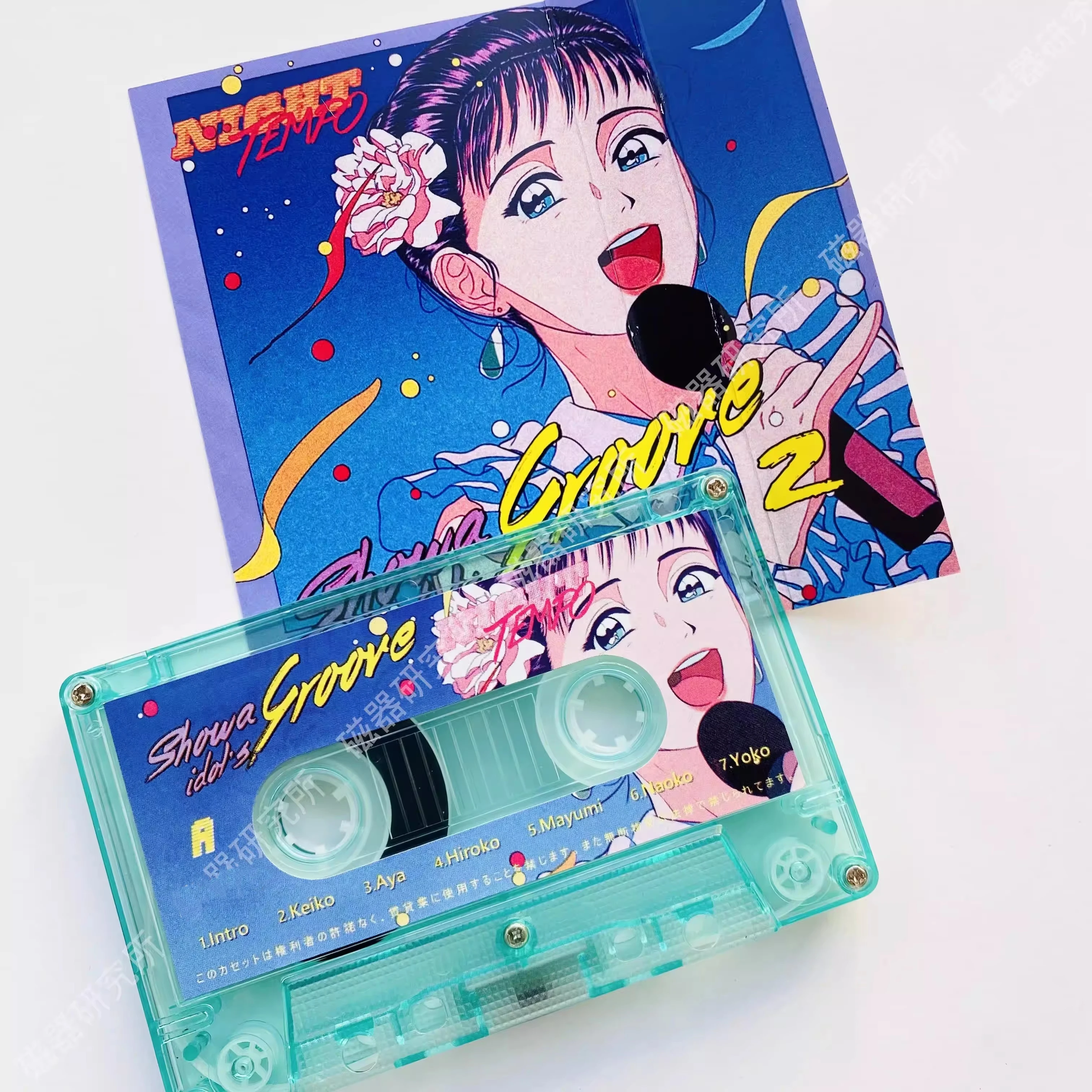 Vaporwave City Pop Night Tempo Music Tape Showa IDOL`S GROOVE 2 Album Cassette Cosplay Walkman Recorder Car Soundtracks Box Gift
