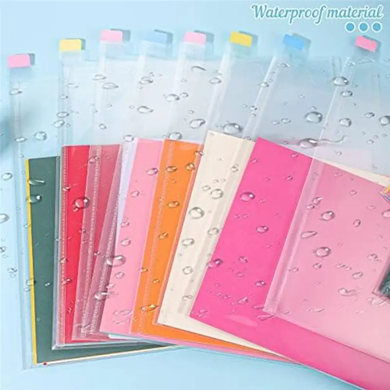 DT39 30 Piece Scrapbook Storage Box with Adhesive Index Labels, 12x12 for Craft Paper Storage Bags, PVC Scrapbook Paper