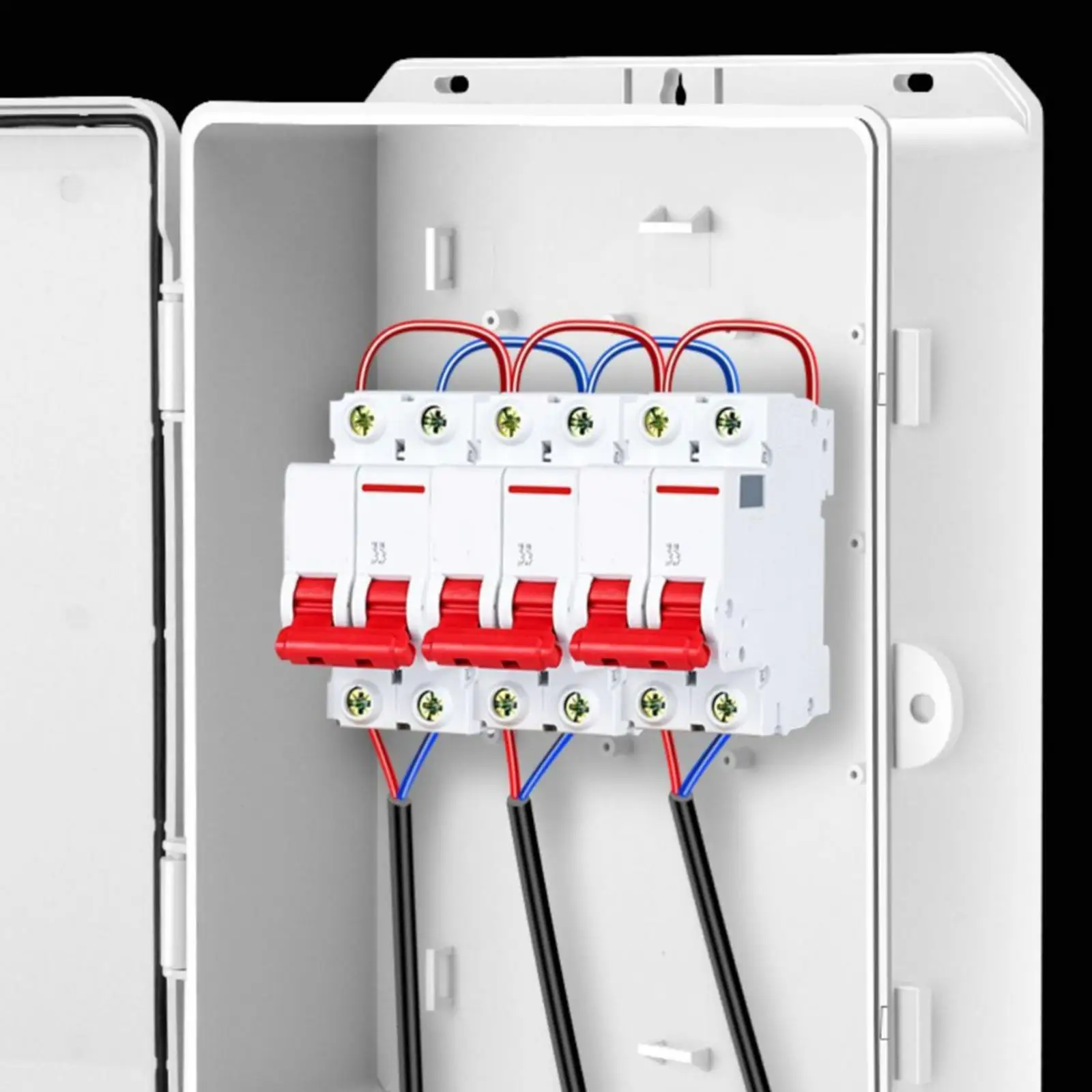 Junction Box Rainproof with Cover Circuit Breaker Protection Box Cover Distribution Protection Box Electrical Box for Home Hotel
