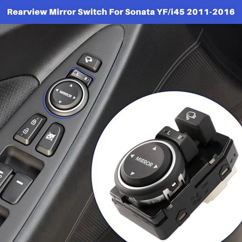 Folding Mirror Control Switch Adjusting Switch For Hyundai Sonata YF I45 2011-2015 935733S100 93573 3S100 