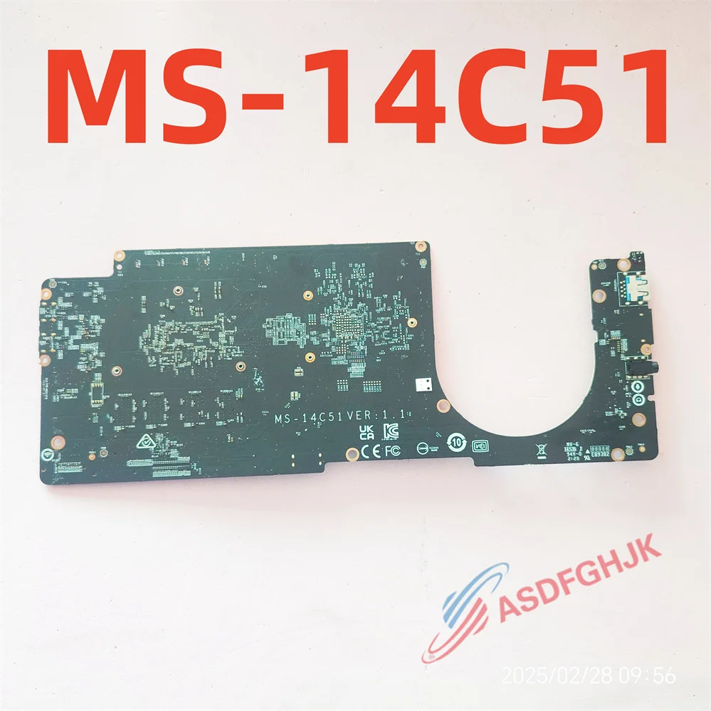 MS-14C51 MSI プレステージ 14 Evo A11MO MS-14C5 マザーボード I5-1155G7 CPU テスト OK