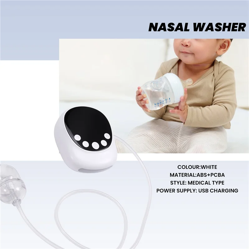 Ab68 usb crianças aspirador nasal crianças aspirador nasal elétrico bebê nariz otário musical nasal