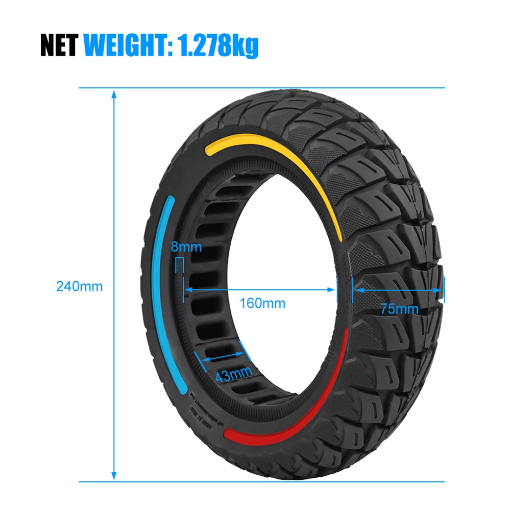10インチソリッドタイヤ 10x3.0 電動スクーター用