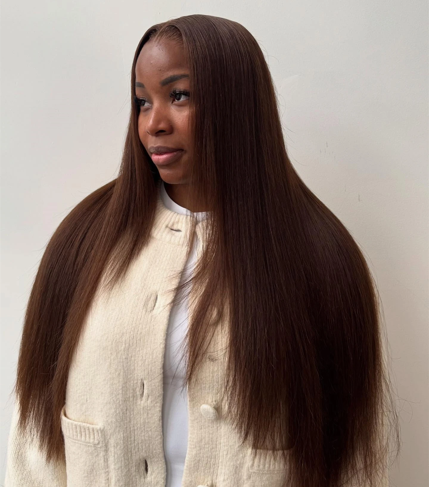 

Шоколадно-коричневые прямые 13x4 Hd парики фронта шнурка 13x6 прозрачные парики фронта шнурка предварительно сорванные бразильские парики из 100% человеческих волос