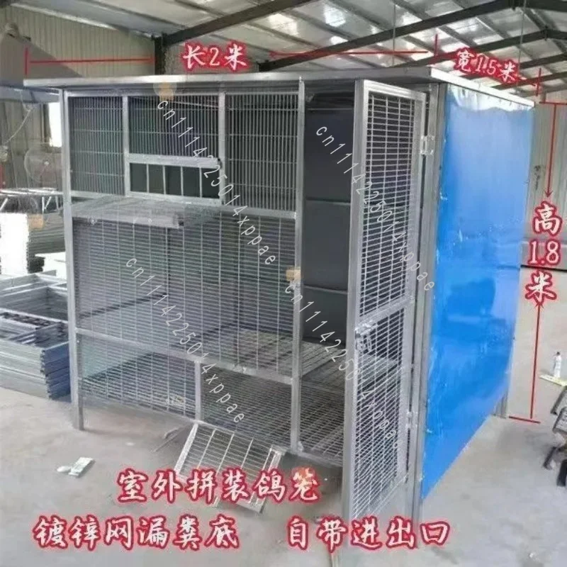 Customizable Breeding & Racing Pigeon Cages Universal Chicken Cage Assembled Pigeon Coops