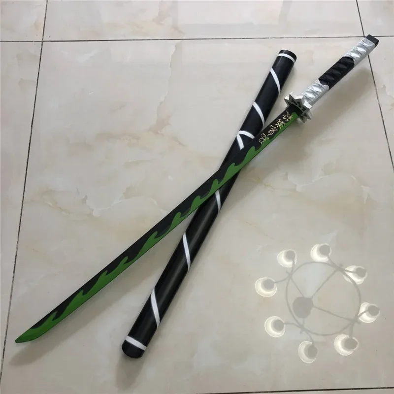 PU miecz broń pogromca demonów Cosplay Kochou Shinobu miecz samurajski Katana Ninja nóż Espada Prop zabawka dla nastolatków