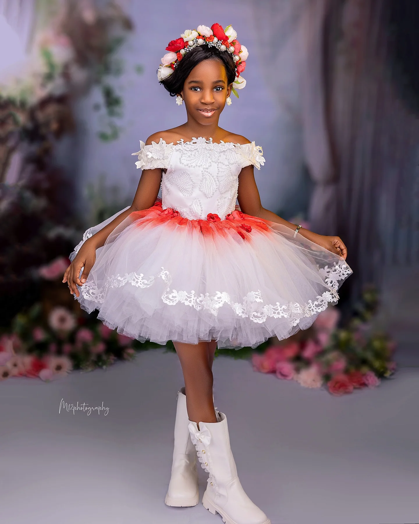 Białe sukienki dla dziewczynek na wesele, szyte na miarę koronkowe sukienki urodzinowe z koralikami, sukienki na przyjęcie