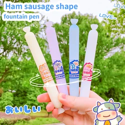 cute things for kids teacher gift office supplies kawaii Stationery school supplies  Ham sausage shape fountain pen  ink pen