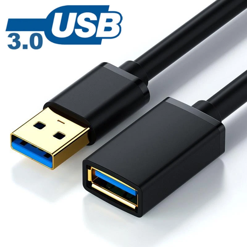 USB Extension Cable USB 3.0 2.0 Extender Cable Cord For Smart TV XBox One SSD PC Laptop 5Gbps Fast Speed Cable 1m 2m 3.0m 1.5m