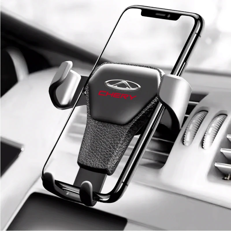 For Chery Tiggo 7 Pro 4 3 Fulwin 2 Arrizo 6 QQ 5x 5 8 T11 3 5 Gx EQ7 E3 Car Gravity Phone Holder Air Vent Clip Mount GPS Bracket