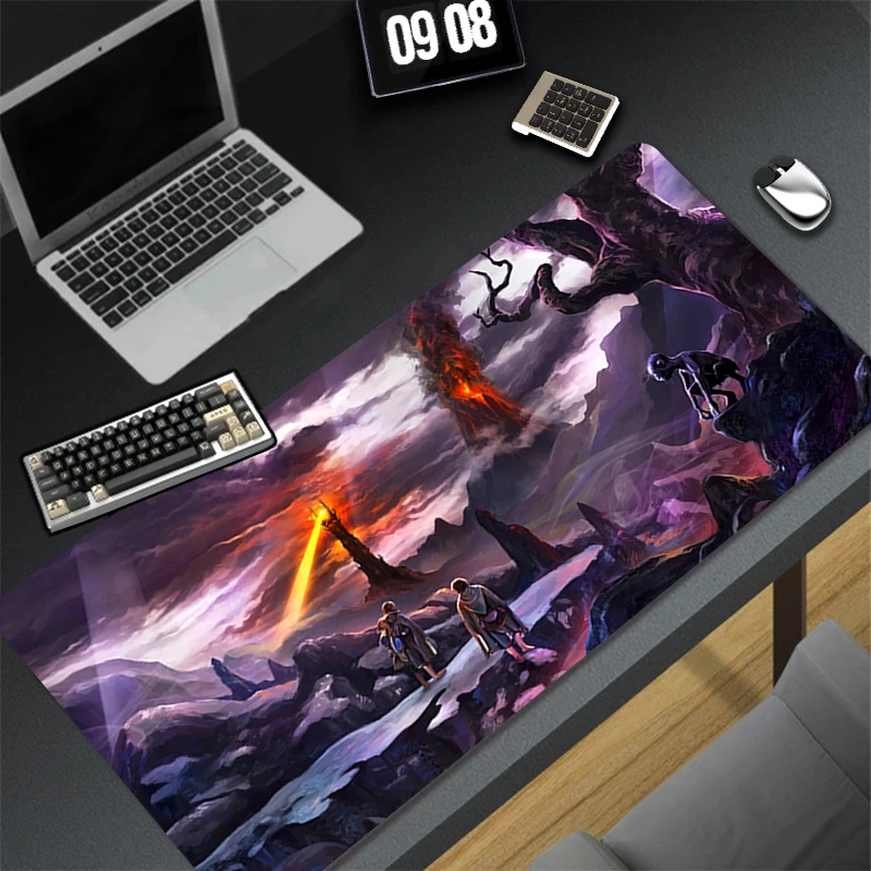 

Desk Mat Carpet Desk Accessories Laptop The Lord of the Rings Gamer Mausepad Mouse Pad Mousepad Office Mouse Mats Keyboard Pad