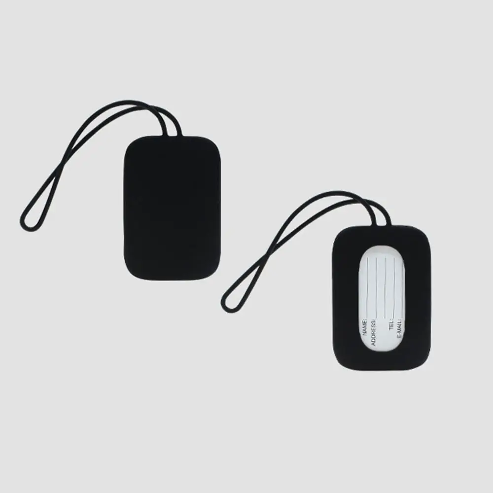 

Name Luggage Tag Silicone Luggage Tag Address Label Boarding Pass Airplane Suitcase Tag Aircraft Luggage Boarding Tag