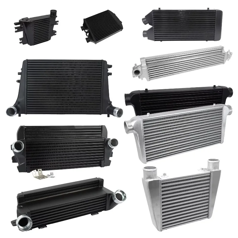 Car Front Mount Tu-rbo Intercooler Kit for- MK5 MK6 R Scir-occo III CC B6 B7 V VI A3 T TTS 2.0T