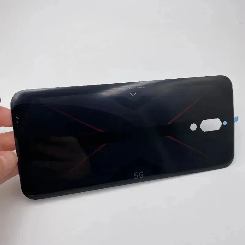 Glass Back Cover Housing Rear Case With Adhesive For ZTE Nubia Red Magic 5G NX659J