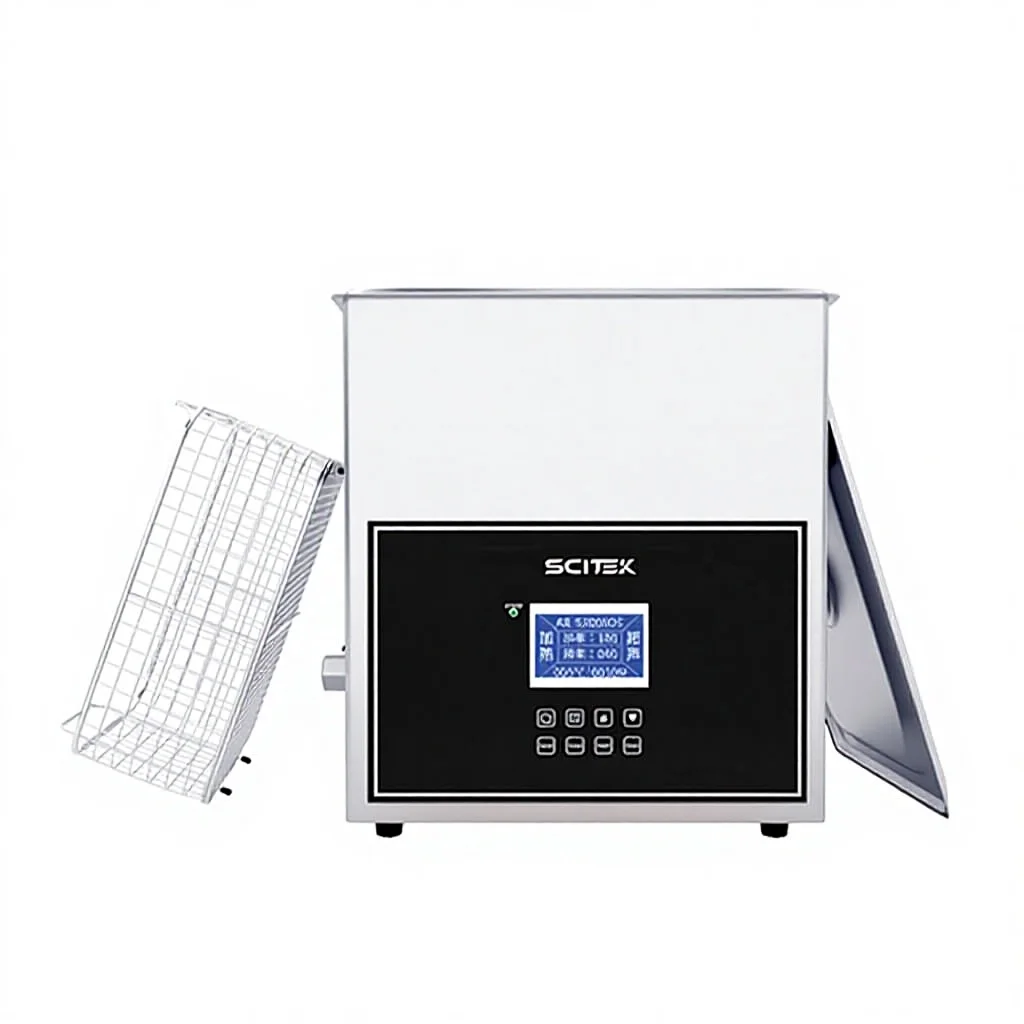 SCITEK Digital Ultrasonic Cleaner Stainless Steel Grid Laboratory Ultrasonic Cleaner With Sound-reduction Lid Freq 40KHz