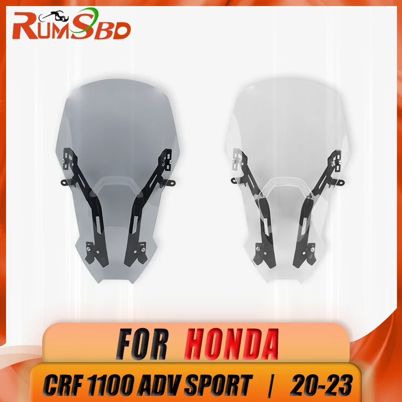 

Motorcycle Front Windshields Windscreen For Honda CRF1100L Africa Twin Adventure Sports 2020 2021 2022 2023 CRF 1100 L CRF 1100L