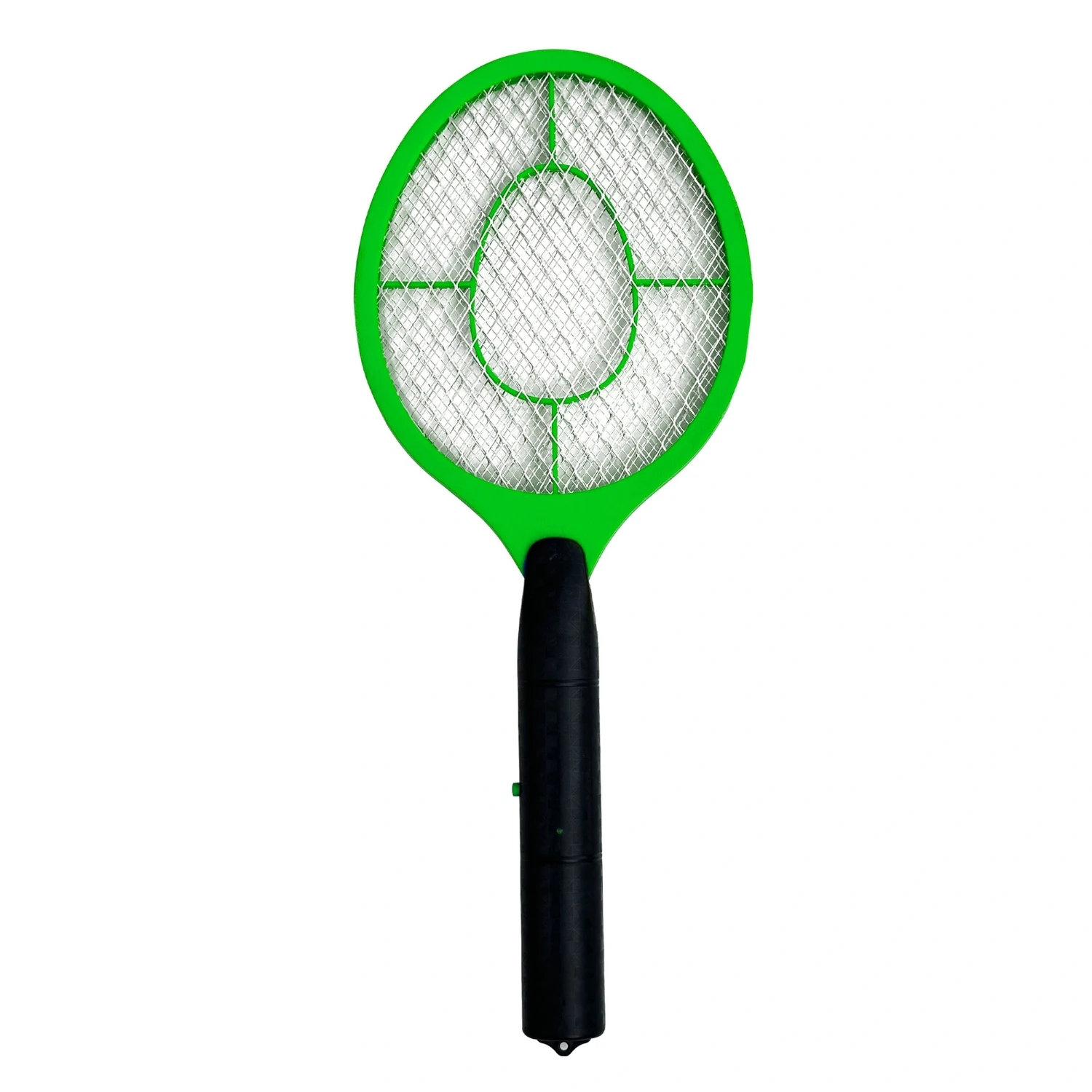 1pc Powerful LED Light Mosquito Swatter - Battery Operated Fly Trap with Power Display for Indoor and Outdoor Use - Racket Style