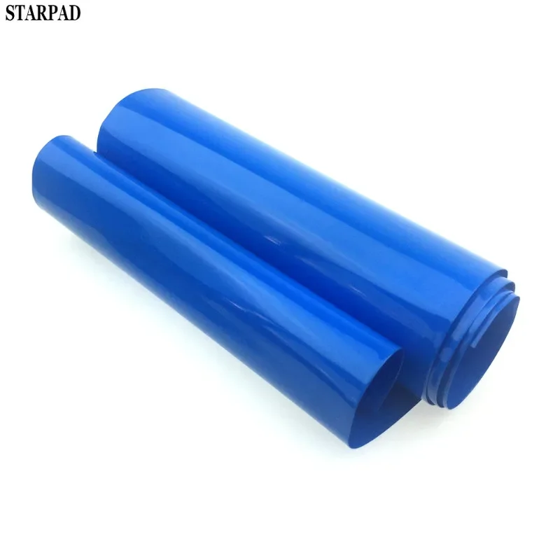 Battery heat shrink tubing lithium battery heat shrink tube membrane battery leather protective case lucence 78mm x 10m