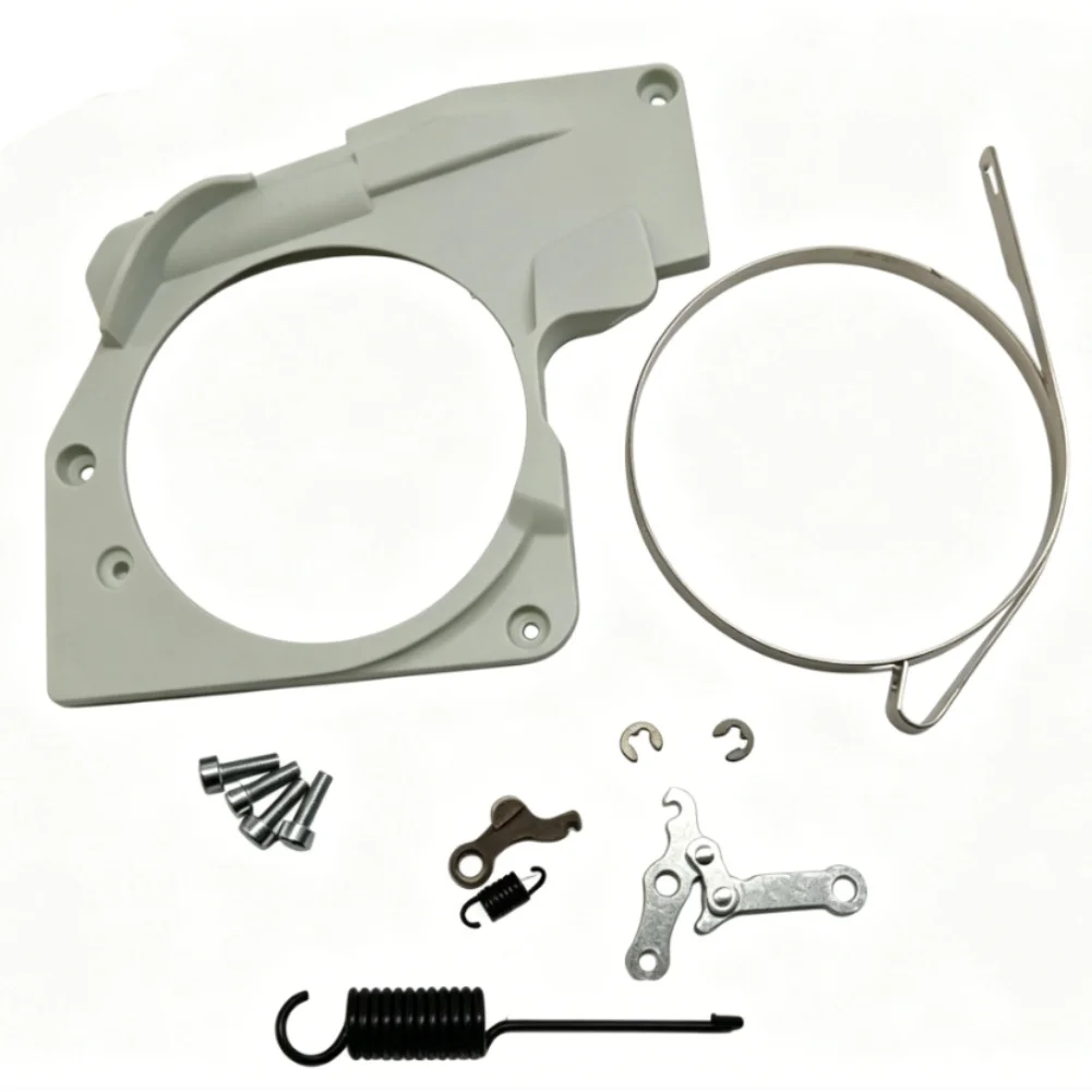 MS660 Chainsaw Brake Cover Plate Kit With Brake Band Reset Block Spring Lever Simplifies Maintenance And Repair