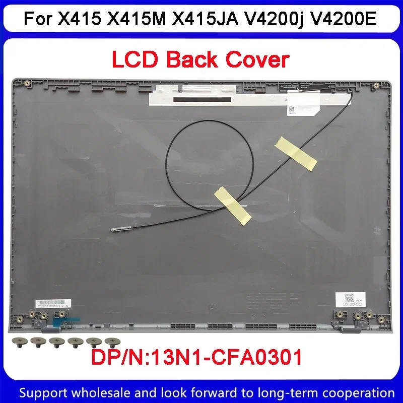 New For Asus X415 X415M X415JA V4200j V4200E LCD Back Cover 13N1-CFA0301