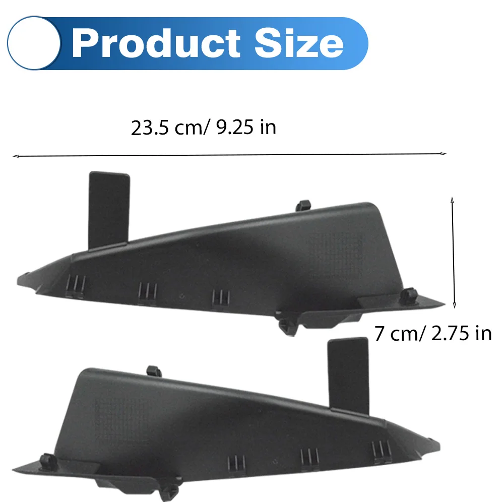 2pcs Front Corner Wiper Cover Left and Right 66895JY00A 66894JY00A For Renault Koleos HY 2007-2016 Car accessories ﻿