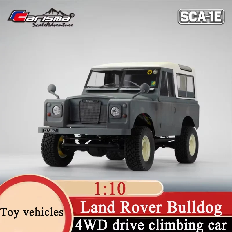 Carisma 1:10 Simulation Land Rover Bulldog 4wd Rc Remote Control Climbing Off Road Model Vehicle Adult And Children\'S Toy