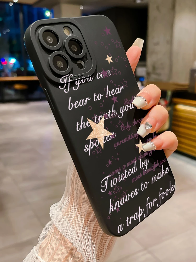 for VIVO Y17S Y27 Y20 Y15S Y1S Y02S Y21S Y02 Y36 Y01 Y1S Y22 Poem Stars Square Case Cover