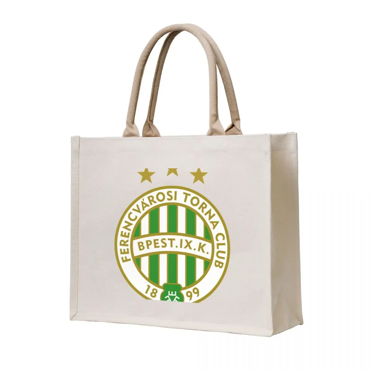 

Ferencvaros Gold And Green Logo Essential T-Shirt Tote Bag shopping bags foldable Candy bags bag luxury women