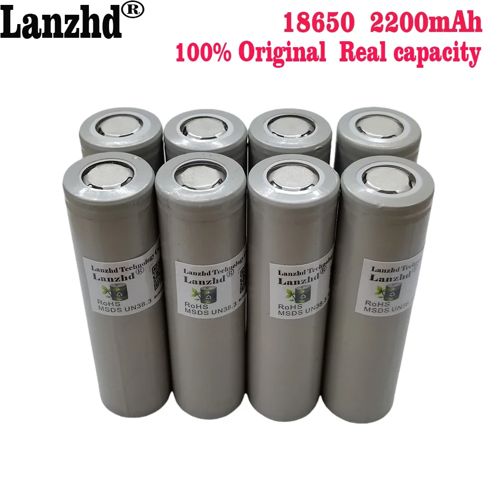 

8PCS/Lot Li 3.7V 18650 Rechargeable battery 18650 Li ion lithium For Led Toys flashlight energy storage notebook battery 2200mah