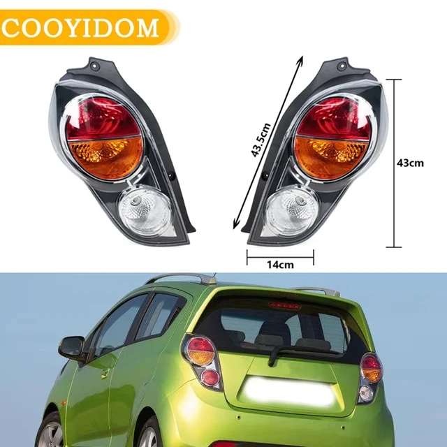 Dla Chevrolet Spark 2010-2015 Matiz Spark Tylne światła hamowania 95483113 85483114   Światło stopu Lampka kierunkowskazu Lampy hamowania