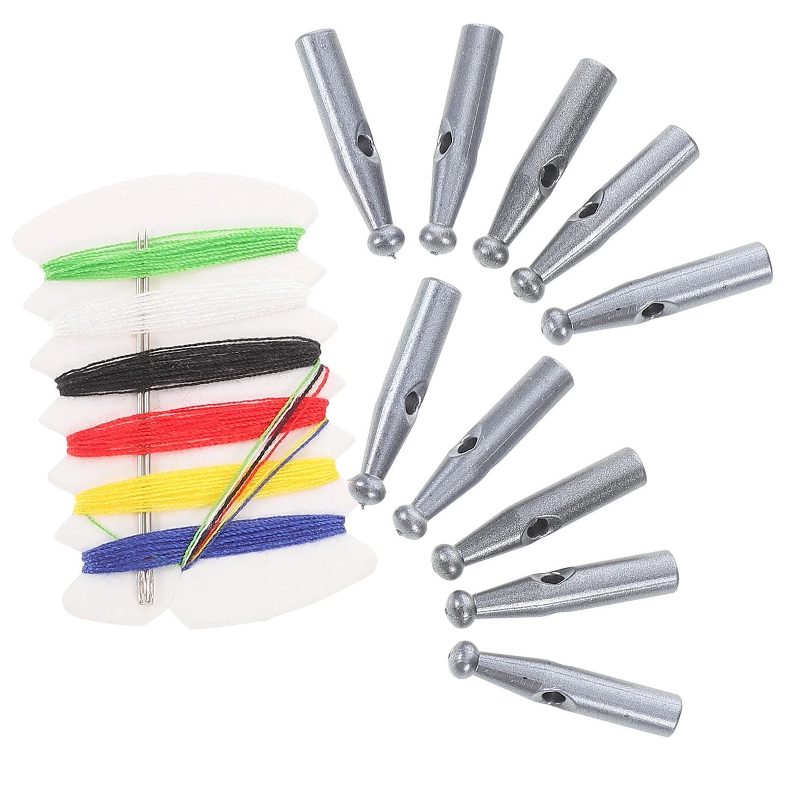 

10pcs Umbrella Tail Beads Plastic 3Mm Hole Light Grey Replacement For Folding Umbrella Repair Parts Rain Cover Accessories