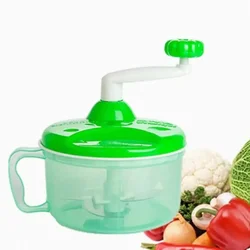 Multi-function Manual Food Processor, Meat Grinder, Mincer, Vegetable Chopper, Shredder Cutter, Garlic Mixer, Blenderd Chopper