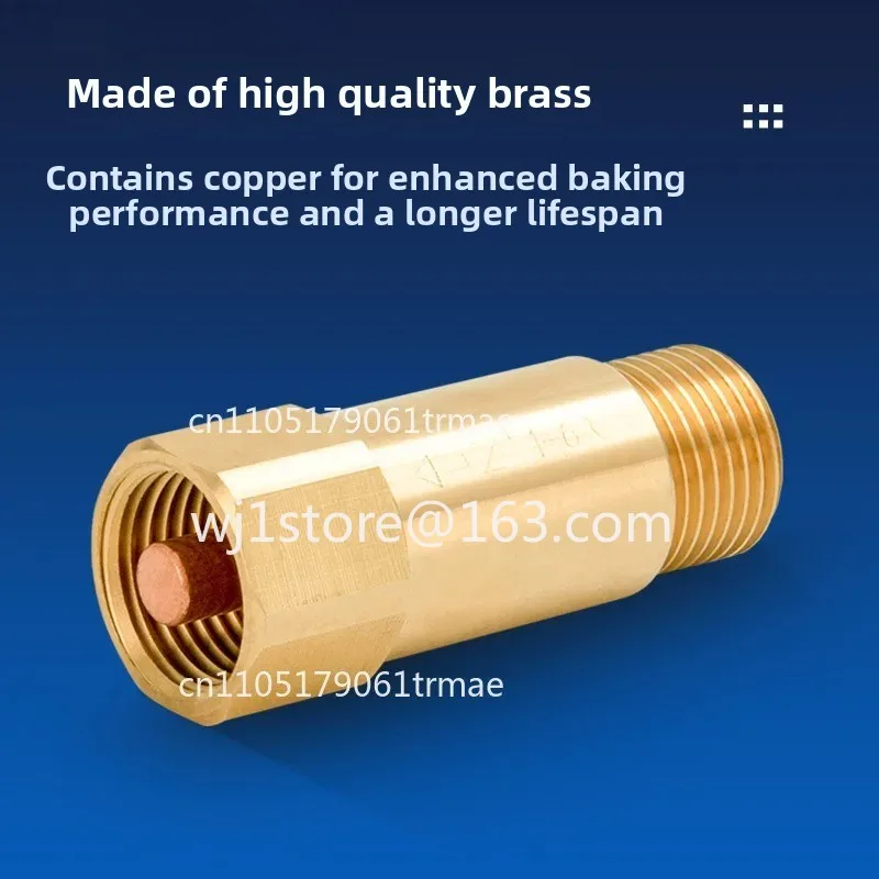 Anti-Freeze Valve All-Copper RV Water Pipe Low-Temperature Anti-Ice Valve 1/2 Inch 1 Degree Automatic Drain Valve