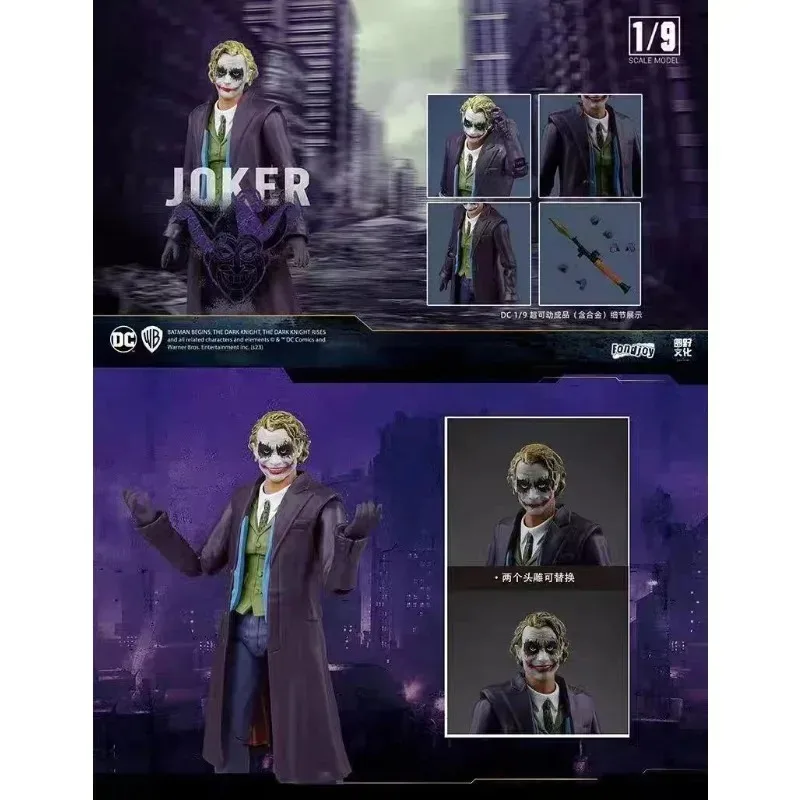 In Stock Genuine FondJoy DC Justice League Action Figures – Batman Wonder Woman Superman Cyborg Harley Quinn Model Toys
