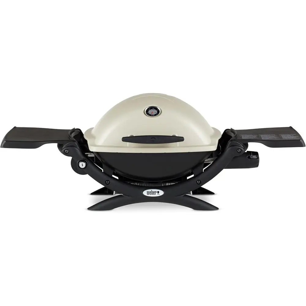

Q1200 Liquid Propane Portable Gas Grill or Travel and Camping, 1 Burner, Titanium