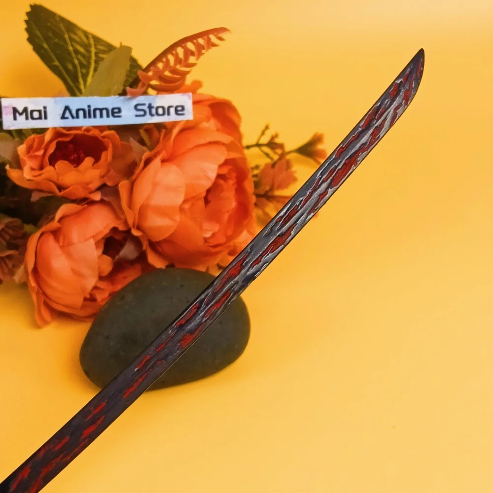 10in أنيمي بليتش Ulquiorra كاتانا الحجم الحقيقي كاتانا الأصلي الساموراي صابر أيزن السيف المعادن النينجا شفرة سكين لعبة غير حادة هدية #6