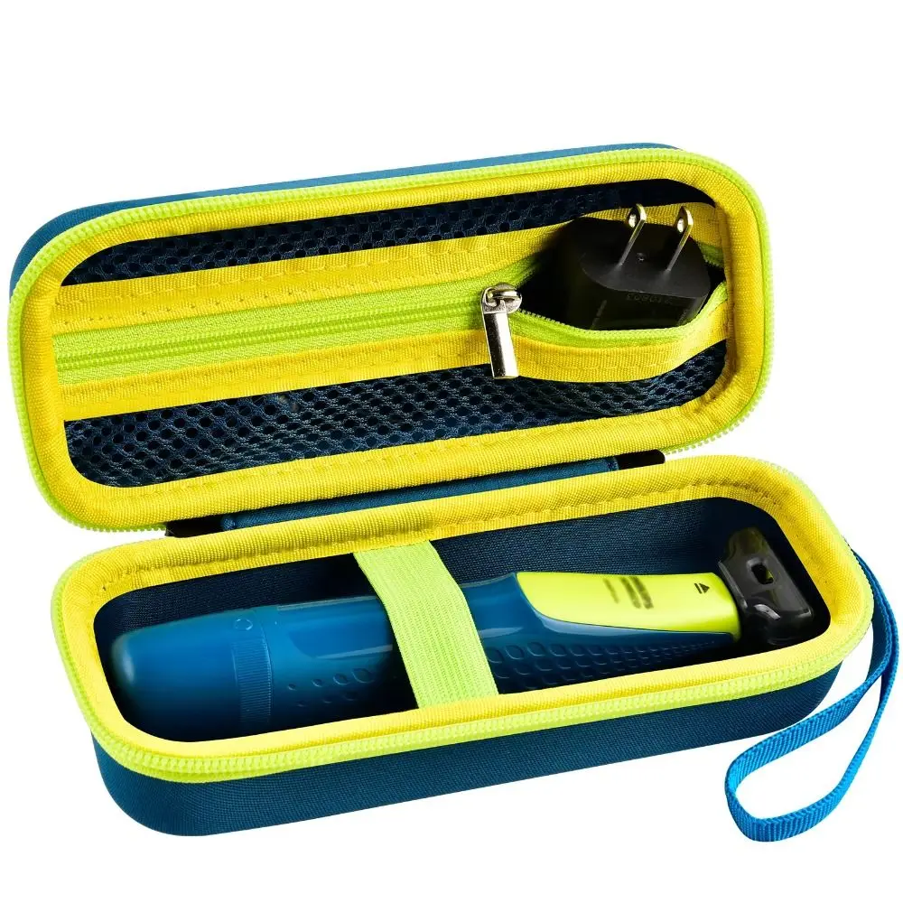 

Compact Shaver Storage Bag Waterproof Shockproof Electric Trimmer Case Hard Shell for Philip Norelco OneBlade/QP2515 QP2520