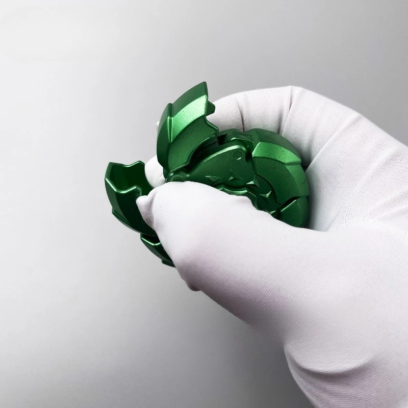 OUYEDC Magnetic Armor-Opening Mechanical Metal Fidget Spinner Toy for Relieving Anxiety and Stress